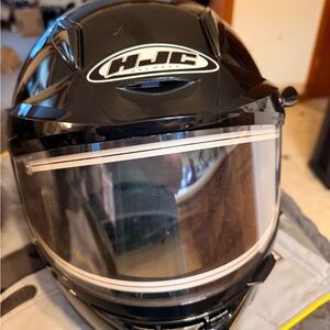 HJC Black Snowmobile Helmet